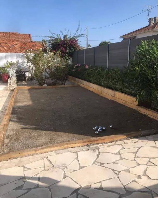 Faire un terrain de pétanque sans décaisser, Vence, Cimes et Jardins